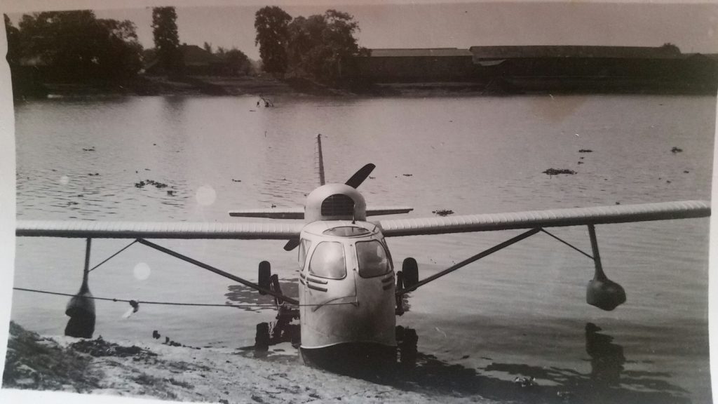The sea plane used by Les's grandfather Haik